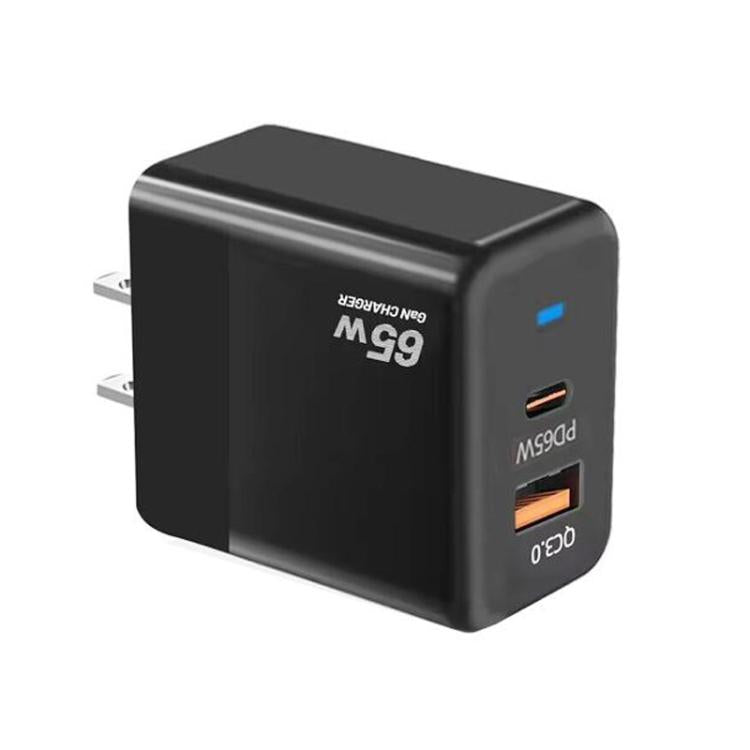 ที่ชาร์จ GaN PD 45W + QC3.0 USB รองรับโปรโตคอลเต็มรูปแบบสำหรับ MacBook, ปลั๊ก US, ปลั๊ก US