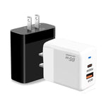 ที่ชาร์จ GaN PD 45W + QC3.0 USB รองรับโปรโตคอลเต็มรูปแบบสำหรับ MacBook, ปลั๊ก US, ปลั๊ก US