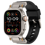 สายรัดนาฬิกา TPU ข้อต่อโลหะสำหรับนักสำรวจกลางแจ้ง Kalebol สำหรับ Apple Watch 46 มม. / 49 มม. / 45 มม. / 44 มม.