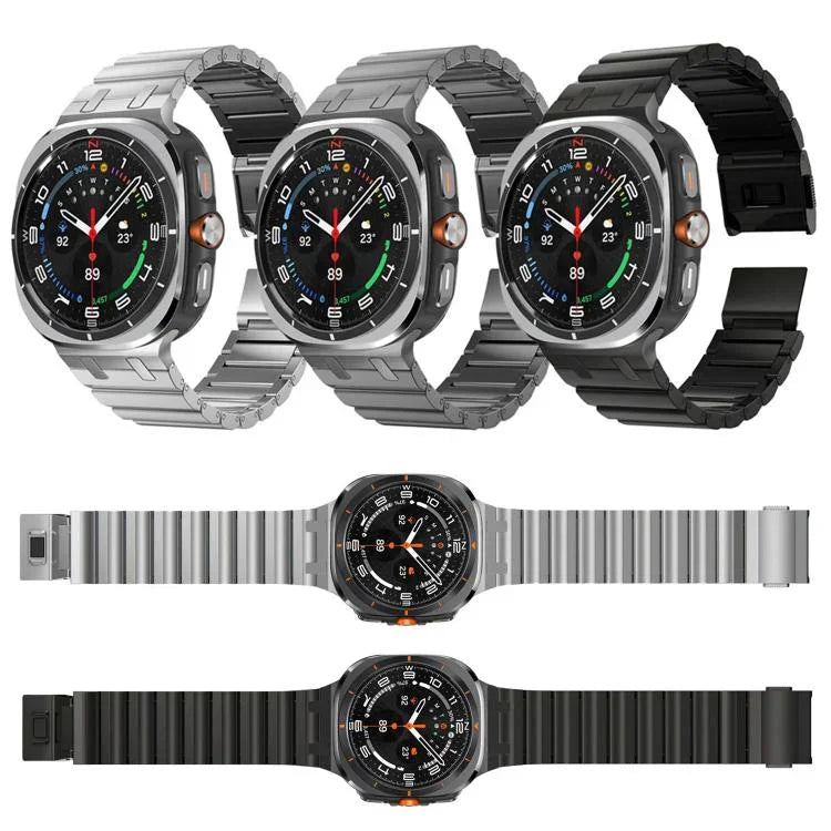 สายรัดนาฬิกาโลหะไทเทเนียมเม็ดเดียว สำหรับ Samsung Galaxy Watch Ultra ขนาด 47 มม. / Ultra 2025