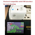 PD41 GaN PD 45W + USB Charger with USB-C to USB-C / 8 Pin Data Cable for iPhone, EU Plug, EU Plug