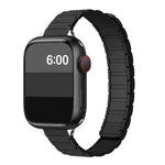 สายรัดนาฬิกาซิลิโคนแม่เหล็กทรงตัวไอสามเม็ด สำหรับ Apple Watch 46mm / 49mm / 45mm / 44mm, สำหรับ Apple Watch 42mm / 41mm / 40mm / 38mm
