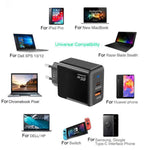 ที่ชาร์จ PD41 GaN PD 45W + USB พร้อมสายข้อมูล Type-C ถึง Type-C ปลั๊ก EU, ปลั๊ก EU