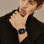 สายรัดนาฬิกาเหล็กแม่เหล็กลูปเก้าลูกปัด สำหรับ Apple Watch 46mm / 49mm / 45mm / 44mm, สำหรับ Apple Watch 42mm / 41mm / 40mm / 38mm