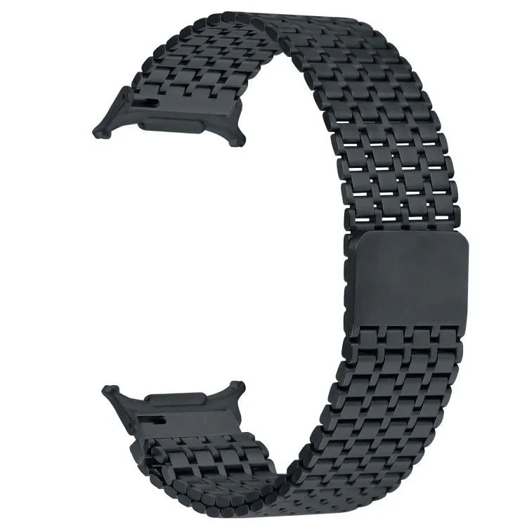 สายรัดนาฬิกาเหล็กกล้าไร้สนิมหัวเข็มขัดแม่เหล็กเก้าลูก สำหรับ Samsung Galaxy Watch Ultra ขนาด 47 มม. / Ultra 2025