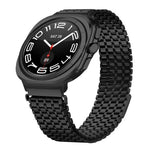 สายรัดนาฬิกาเหล็กกล้าไร้สนิมหัวเข็มขัดแม่เหล็กเก้าลูก สำหรับ Samsung Galaxy Watch Ultra ขนาด 47 มม. / Ultra 2025