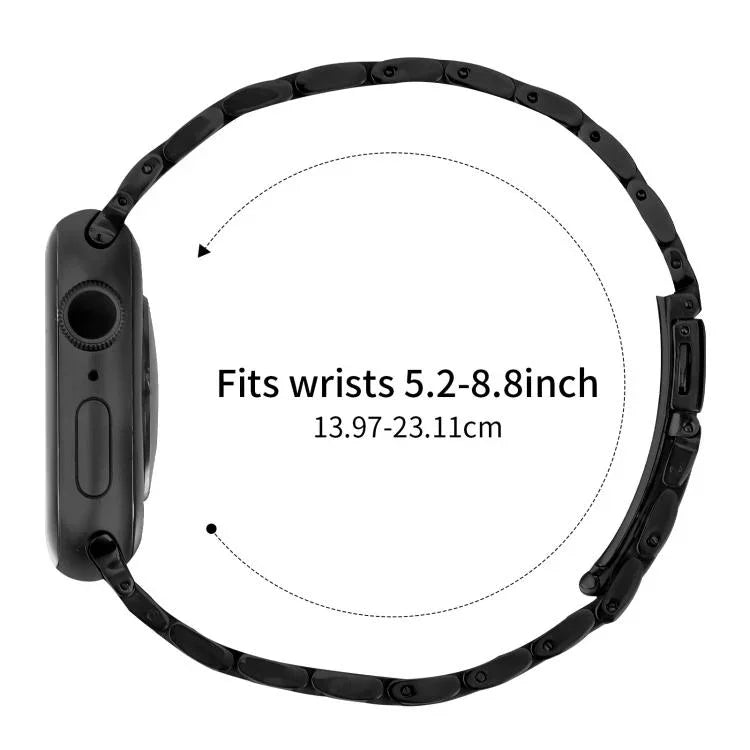 สายรัดนาฬิกาเหล็กหัวเข็มขัดสลิงชอตเอวเล็ก สำหรับ Apple Watch 46mm / 49mm / 45mm / 44mm, สำหรับ Apple Watch 42mm / 41mm / 40mm / 38mm