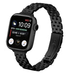 สายรัดนาฬิกาเหล็กหัวเข็มขัดสลิงชอตเอวเล็ก สำหรับ Apple Watch 46mm / 49mm / 45mm / 44mm, สำหรับ Apple Watch 42mm / 41mm / 40mm / 38mm
