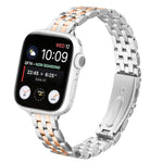 สายรัดนาฬิกาเหล็กหัวเข็มขัดสลิงชอตเอวเล็ก สำหรับ Apple Watch 46mm / 49mm / 45mm / 44mm, สำหรับ Apple Watch 42mm / 41mm / 40mm / 38mm