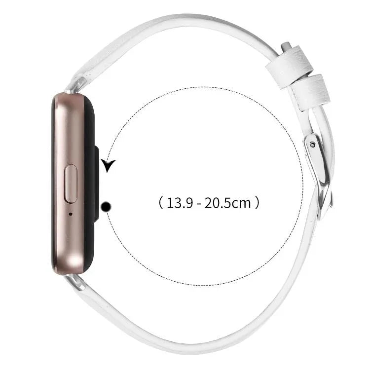 สายรัดนาฬิกาหนังแท้บาง สำหรับ Samsung Galaxy Fit3