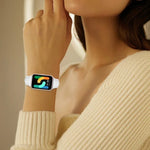 สายรัดนาฬิกาหนังแท้บาง สำหรับ Samsung Galaxy Fit3