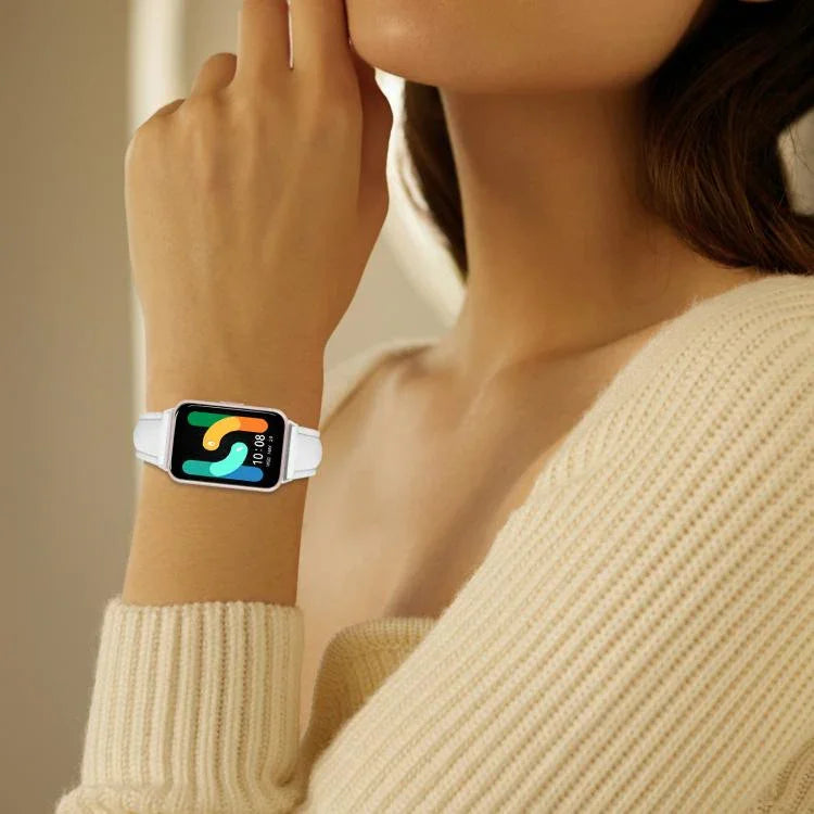 สายรัดนาฬิกาหนังแท้บาง สำหรับ Samsung Galaxy Fit3