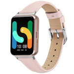 สายรัดนาฬิกาหนังแท้บาง สำหรับ Samsung Galaxy Fit3