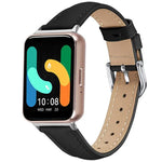 สายรัดนาฬิกาหนังแท้บาง สำหรับ Samsung Galaxy Fit3
