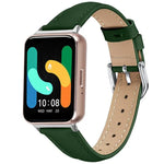 สายรัดนาฬิกาหนังแท้บาง สำหรับ Samsung Galaxy Fit3