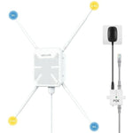 WAVLINK WN588HA2 ตัวขยายสัญญาณ WiFi AP รีพีตเตอร์ AC1200 ดูอัลแบนด์ WiFi Extender ปลั๊ก US, ปลั๊ก UK, ปลั๊ก EU, ปลั๊ก AU