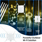 WAVLINK WN588HA2 ตัวขยายสัญญาณ WiFi AP รีพีตเตอร์ AC1200 ดูอัลแบนด์ WiFi Extender ปลั๊ก US, ปลั๊ก UK, ปลั๊ก EU, ปลั๊ก AU