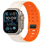 สายรัดนาฬิกาซิลิโคนแม่เหล็ก Mountain Armor สำหรับ Apple Watch 46mm / 49mm / 45mm / 44mm, สำหรับ Apple Watch 42mm / 41mm / 40mm / 38mm