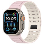 สายรัดนาฬิกาซิลิโคนแม่เหล็ก Mountain Armor สำหรับ Apple Watch 46mm / 49mm / 45mm / 44mm, สำหรับ Apple Watch 42mm / 41mm / 40mm / 38mm