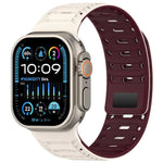 สายรัดนาฬิกาซิลิโคนแม่เหล็ก Mountain Armor สำหรับ Apple Watch 46mm / 49mm / 45mm / 44mm, สำหรับ Apple Watch 42mm / 41mm / 40mm / 38mm