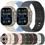 สายรัดนาฬิกาซิลิโคนแม่เหล็ก Mountain Armor สำหรับ Apple Watch 46mm / 49mm / 45mm / 44mm, สำหรับ Apple Watch 42mm / 41mm / 40mm / 38mm