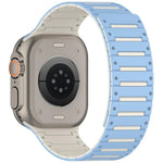 สายรัดนาฬิกาสองโทนสีสปิริตเปียโนนุ่มแม่เหล็ก สำหรับ Apple Watch 46mm / 49mm / 45mm / 44mm