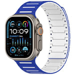 สายรัดนาฬิกาสองโทนสีสปิริตเปียโนนุ่มแม่เหล็ก สำหรับ Apple Watch 46mm / 49mm / 45mm / 44mm
