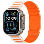 สายรัดนาฬิกาสองโทนสีสปิริตเปียโนนุ่มแม่เหล็ก สำหรับ Apple Watch 46mm / 49mm / 45mm / 44mm