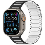 สายรัดนาฬิกาสองโทนสีสปิริตเปียโนนุ่มแม่เหล็ก สำหรับ Apple Watch 46mm / 49mm / 45mm / 44mm