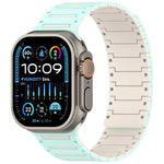 สายรัดนาฬิกาสองโทนสีสปิริตเปียโนนุ่มแม่เหล็ก สำหรับ Apple Watch 46mm / 49mm / 45mm / 44mm