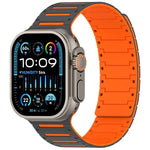 สายรัดนาฬิกาสองโทนสีสปิริตเปียโนนุ่มแม่เหล็ก สำหรับ Apple Watch 46mm / 49mm / 45mm / 44mm