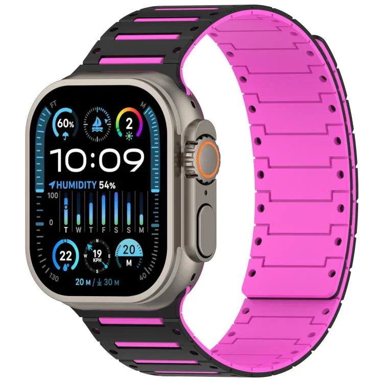 สายรัดนาฬิกาสองโทนสีสปิริตเปียโนนุ่มแม่เหล็ก สำหรับ Apple Watch 46mm / 49mm / 45mm / 44mm
