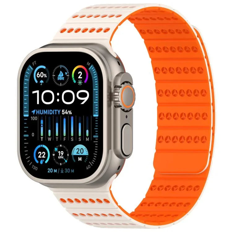 สายรัดนาฬิกาแม่เหล็กลายรังผึ้ง สำหรับ Apple Watch 42mm / 41mm / 40mm / 38mm, สำหรับ Apple Watch 46mm / 49mm / 45mm / 44mm