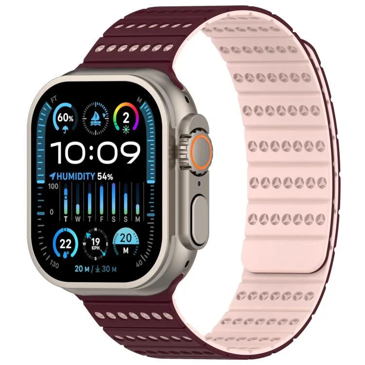 สายรัดนาฬิกาแม่เหล็กลายรังผึ้ง สำหรับ Apple Watch 42mm / 41mm / 40mm / 38mm, สำหรับ Apple Watch 46mm / 49mm / 45mm / 44mm
