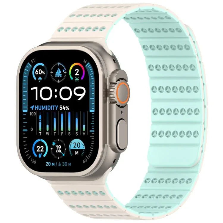 สายรัดนาฬิกาแม่เหล็กลายรังผึ้ง สำหรับ Apple Watch 42mm / 41mm / 40mm / 38mm, สำหรับ Apple Watch 46mm / 49mm / 45mm / 44mm