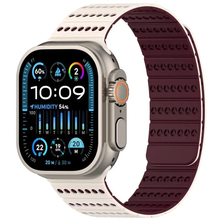 สายรัดนาฬิกาแม่เหล็กลายรังผึ้ง สำหรับ Apple Watch 42mm / 41mm / 40mm / 38mm, สำหรับ Apple Watch 46mm / 49mm / 45mm / 44mm