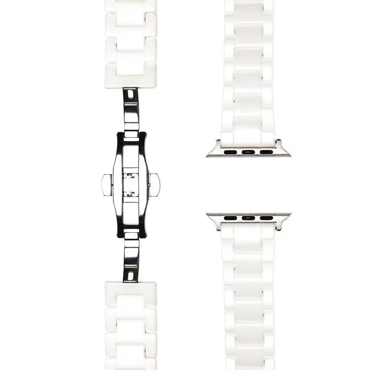 สายรัดนาฬิกาเซรามิกลายเกรนถัง สำหรับ Apple Watch 46mm / 49mm / 45mm / 44mm, สำหรับ Apple Watch 42mm / 41mm / 40mm / 38mm