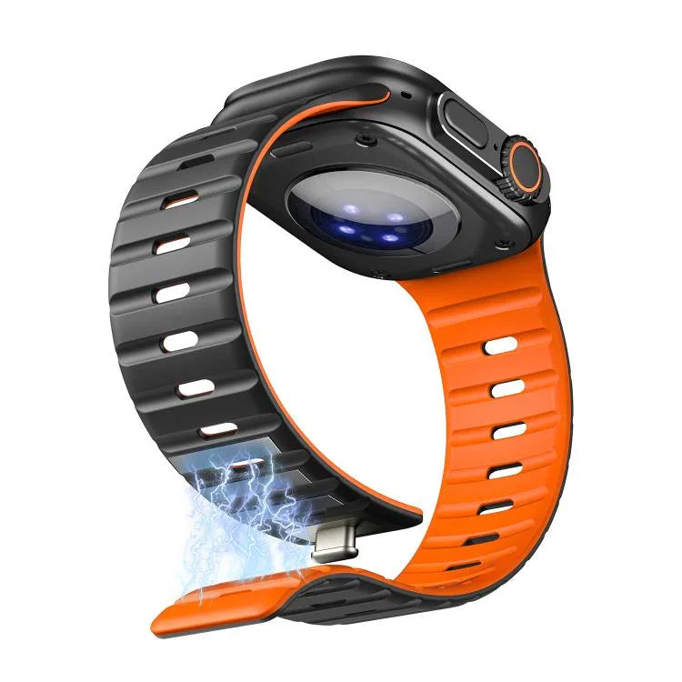 สายรัดนาฬิกาซิลิโคนแม่เหล็ก Norman สำหรับ Apple Watch 46mm / 49mm / 45mm / 44mm, สำหรับ Apple Watch 42mm / 41mm / 40mm / 38mm