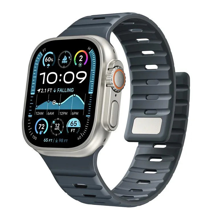 สายรัดนาฬิกาซิลิโคนแม่เหล็ก Norman สำหรับ Apple Watch 46mm / 49mm / 45mm / 44mm, สำหรับ Apple Watch 42mm / 41mm / 40mm / 38mm