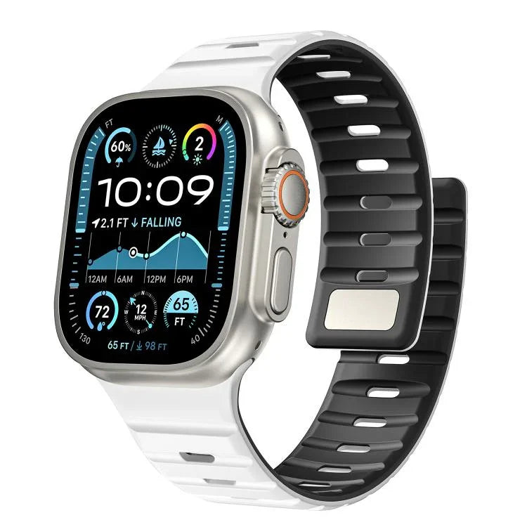 สายรัดนาฬิกาซิลิโคนแม่เหล็ก Norman สำหรับ Apple Watch 46mm / 49mm / 45mm / 44mm, สำหรับ Apple Watch 42mm / 41mm / 40mm / 38mm