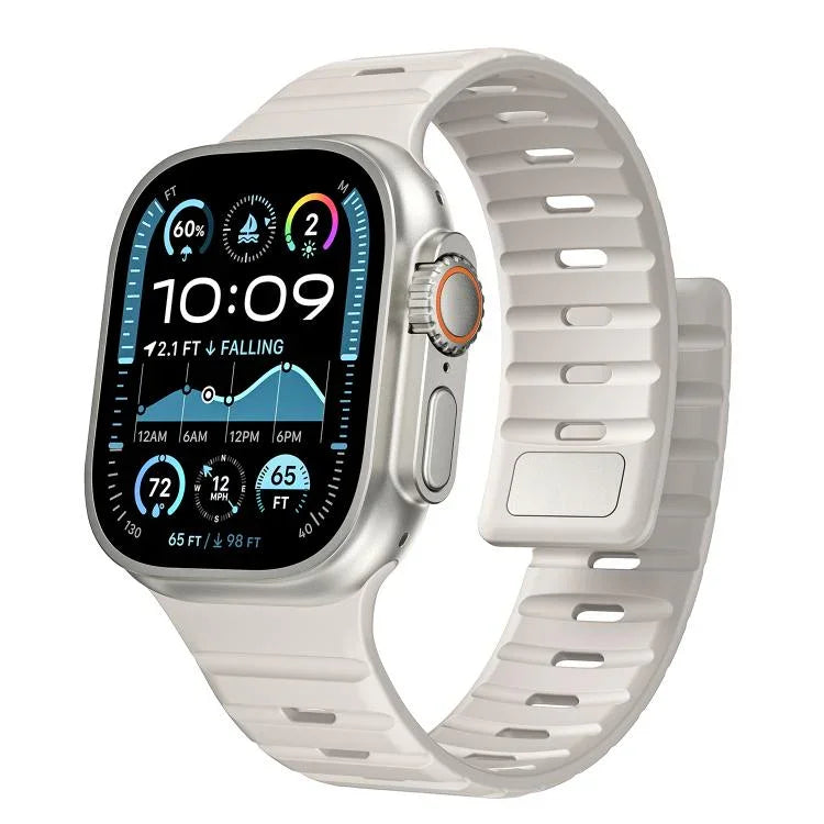 สายรัดนาฬิกาซิลิโคนแม่เหล็ก Norman สำหรับ Apple Watch 46mm / 49mm / 45mm / 44mm, สำหรับ Apple Watch 42mm / 41mm / 40mm / 38mm