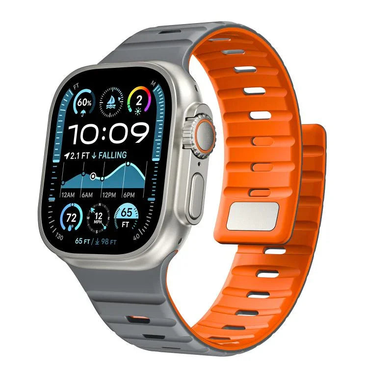 สายรัดนาฬิกาซิลิโคนแม่เหล็ก Norman สำหรับ Apple Watch 46mm / 49mm / 45mm / 44mm, สำหรับ Apple Watch 42mm / 41mm / 40mm / 38mm