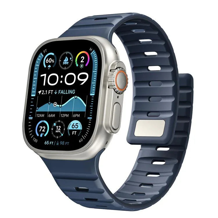 สายรัดนาฬิกาซิลิโคนแม่เหล็ก Norman สำหรับ Apple Watch 46mm / 49mm / 45mm / 44mm, สำหรับ Apple Watch 42mm / 41mm / 40mm / 38mm