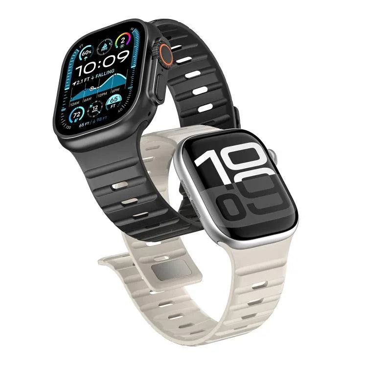 สายรัดนาฬิกาซิลิโคนแม่เหล็ก Norman สำหรับ Apple Watch 46mm / 49mm / 45mm / 44mm, สำหรับ Apple Watch 42mm / 41mm / 40mm / 38mm