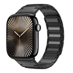 สายรัดสแตนเลสแม่เหล็กรูปตัว I สำหรับ Apple Watch ขนาด 46 มม. / 49 มม. / 45 มม. / 44 มม. และ 42 มม. / 41 มม. / 40 มม. / 38 มม.