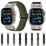 สายรัดนาฬิกาโพลีเอสเตอร์ไนลอน Explorer สำหรับ Apple Watch ขนาด 46 มม. / 49 มม. / 45 มม. / 44 มม.