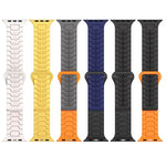 สายรัดนาฬิกาซิลิโคนแม่เหล็กลายเกล็ดมังกรเหล็ก สำหรับ Apple Watch ขนาด 46 มม. / 49 มม. / 45 มม. / 44 มม.