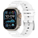 สายรัดนาฬิกาซิลิโคนสองสีลายเพชร สำหรับ Apple Watch ขนาด 46 มม. / 49 มม. / 45 มม. / 44 มม.