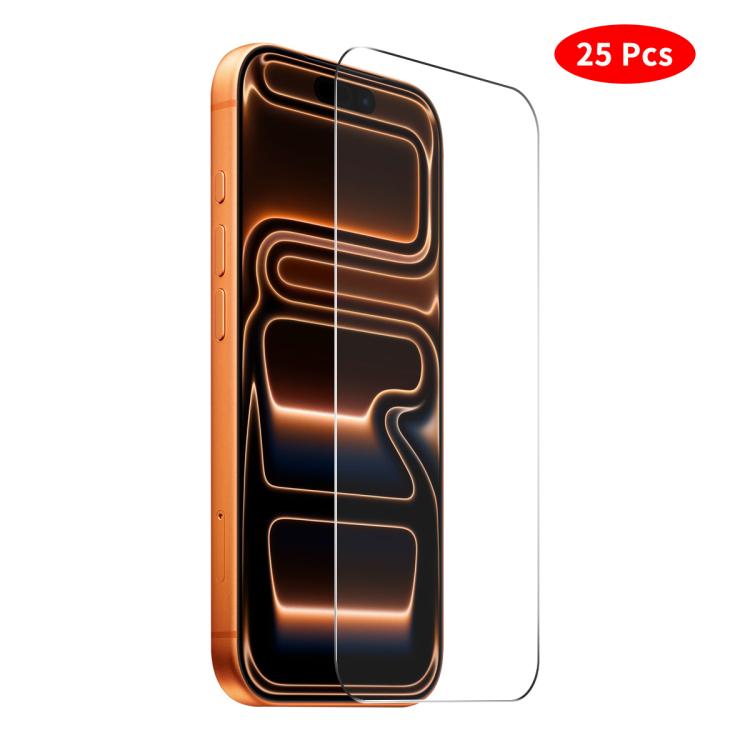 ฟิล์มกระจกนิรภัยขอบกาวหนา 25 ชิ้น JUNSUNMAY ไม่มีขอบขาว สำหรับ iPhone 17 Pro Max, สำหรับ iPhone 17 Pro, สำหรับ iPhone 17, สำหรับ iPhone Air, สำหรับ iPhone 16 Pro Max, สำหรับ iPhone 16 Pro, สำหรับ iPhone 16 Plus, สำหรับ iPhone 16, สำหรับ iPhone 15 Pro Max