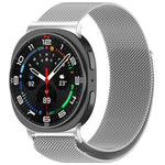 สายรัดนาฬิกาเหล็กกล้าไร้สนิมแม่เหล็กมิลาน สำหรับ Samsung Galaxy Watch8 / Watch8 Classic